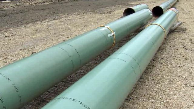 Pipeline snakes through Johnston properties