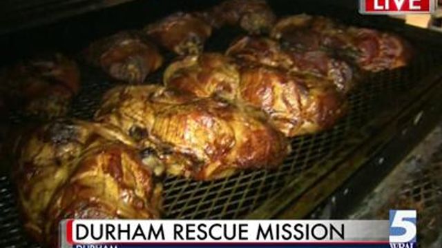 Durham Rescue Mission prepping for Easter dinner