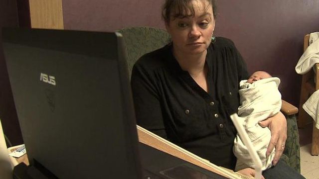Soldier in Afghanistan watches son's birth on Skype