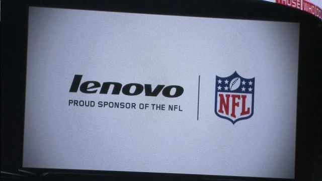 Lenovo announces sponsorship of NFL