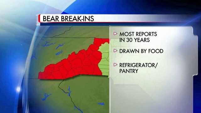 Residents report bear break-ins