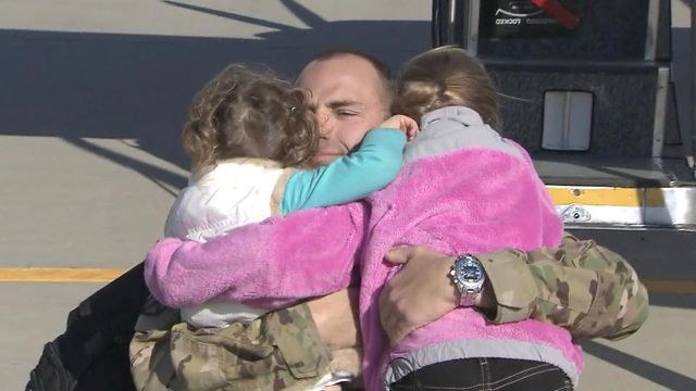 National Guard members welcomed home for Thanksgiving