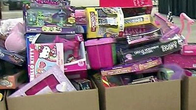 Local charities short thousands of donated gifts for children