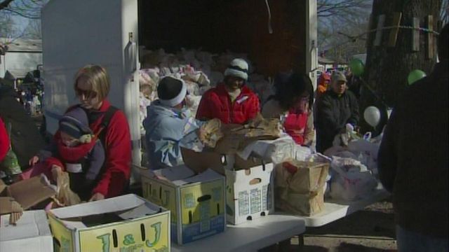Durham Rescue Mission shares food, toys for Christmas