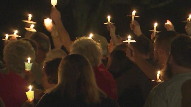 Vigil honors four killed in fiery Sanford crash