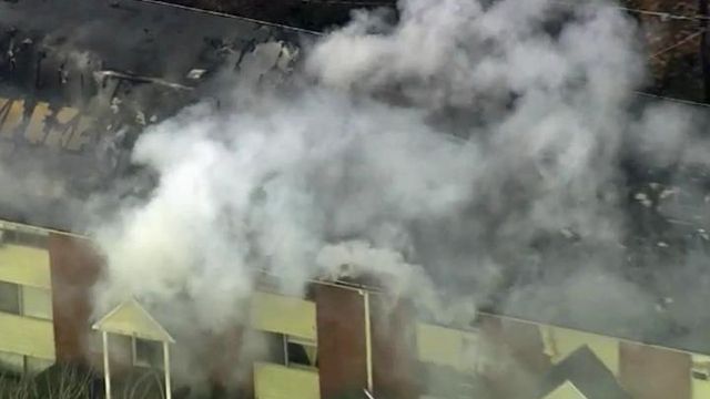 Fire rips through Chapel Hill condos