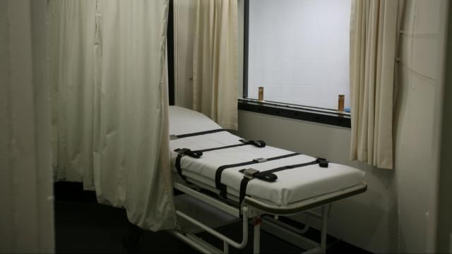 The death chamber at Central Prison in Raleigh, which houses the state's death row. 