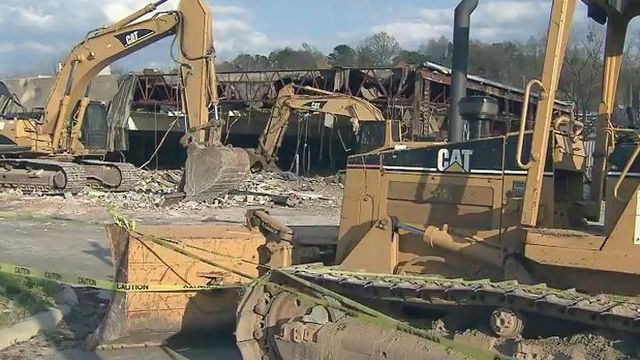 Raleigh bowling alley torn down to make way for park
