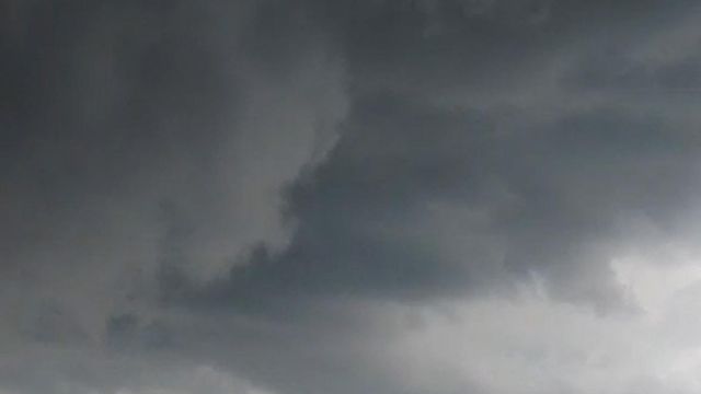 Viewer video: Wall cloud in Youngsville
