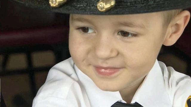 Toughness earns 4-year-old a badge