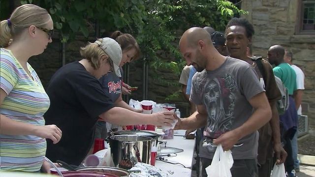Volunteers kicked out of Moore Square for serving homeless