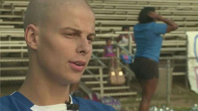 Raleigh high school rallies behind student athlete fighting cancer
