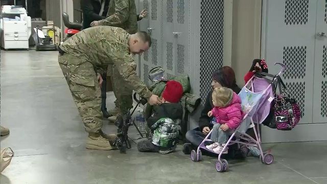 Families cope with deployment over holidays