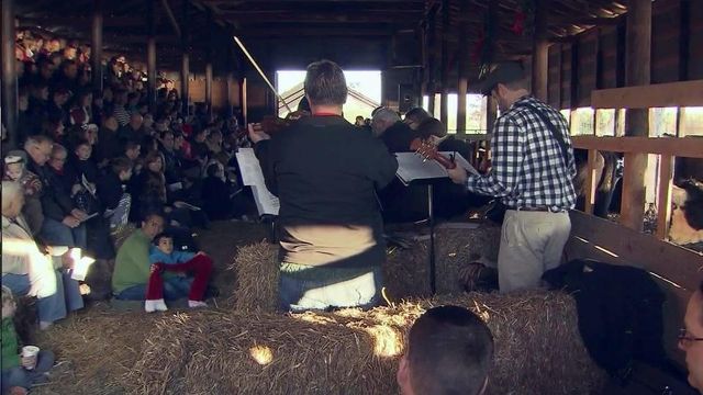 Barn service makes Christmas story come alive for Raleigh church