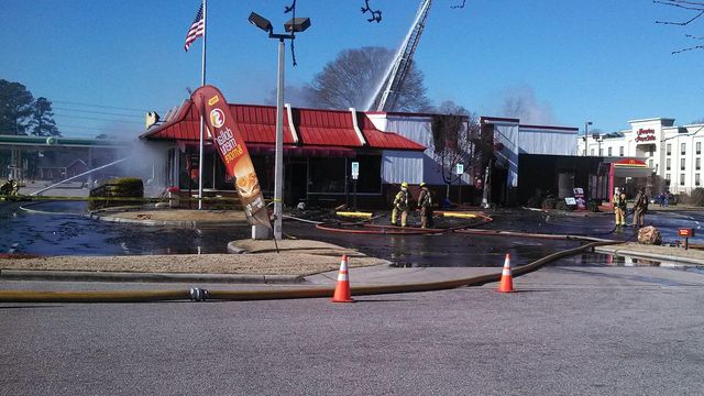 RAW: Smoke pours from Wilson McDonald's