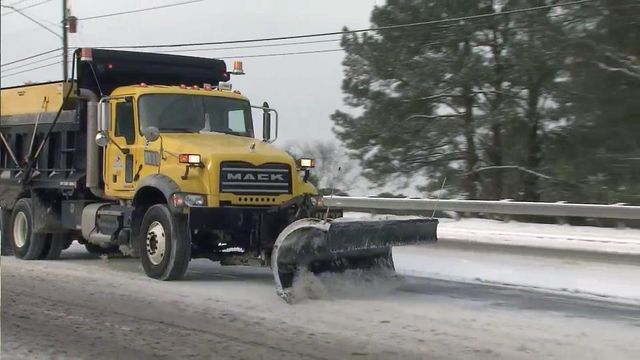 DOT working to clear primary roads