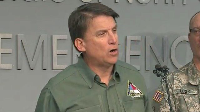 McCrory discusses state's winter weather response