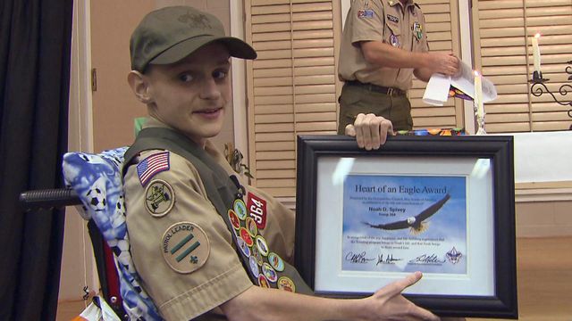 Cancer keeps Boy Scout from Eagle Scout honor