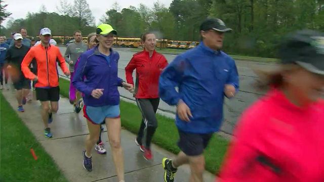 Local runners pay tribute to marathon victims