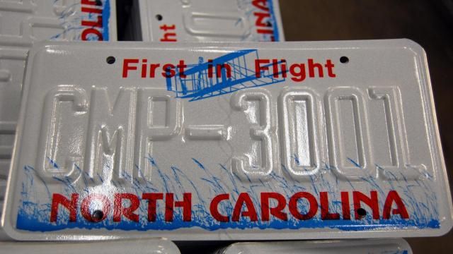 Evolution of NC license plate bill included apparent preference