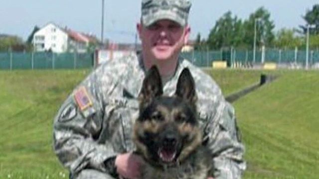 Soldier, military dog reunite after 2 years