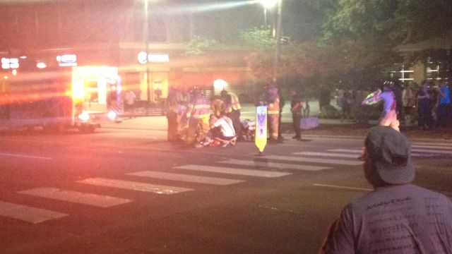 Vehicle hits person in Chapel Hill