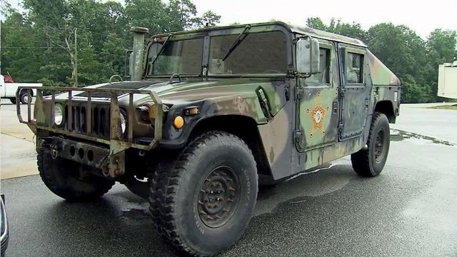 US defense program gives local police surplus military gear