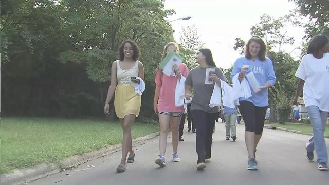 Walk, block party kicks off UNC community effort