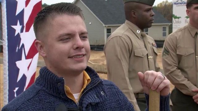 Wounded warrior breaks ground on Fuquay-Varina home 
