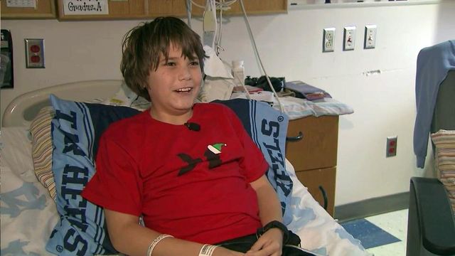 Ill youngster sells candy to raise money for fellow patients