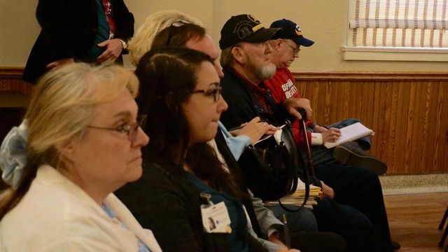 Fayetteville VA hospital holds town meetings to hear veterans' concerns