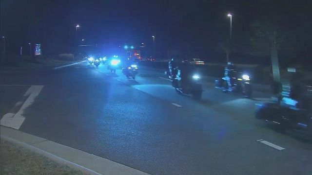 Motorcycle riders pay tribute to fallen veteran