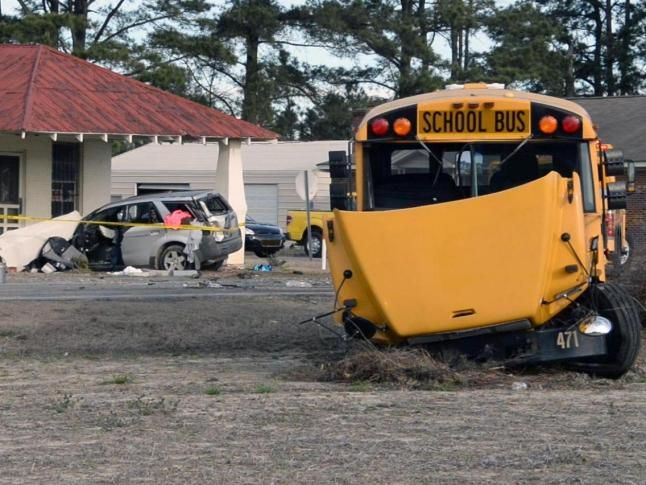 Johnston County school bus involved in wreck; several injuries reported