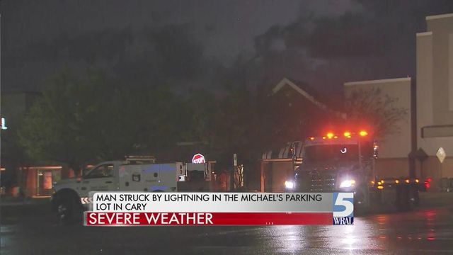 Angier man dies after lightning strike