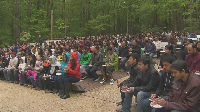 Hundreds gather in Cary for earthquake vigil