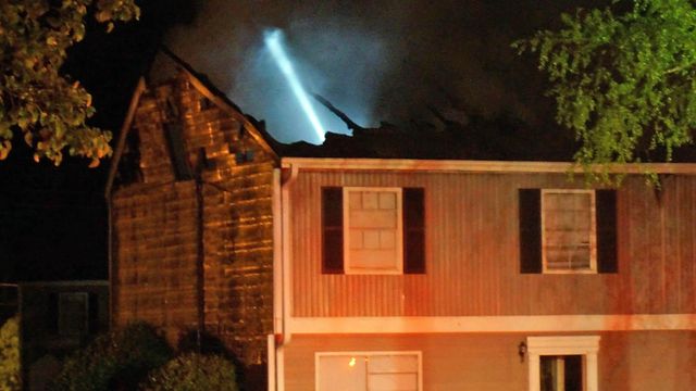 Hidden ember re-ignites fire at Durham townhouses