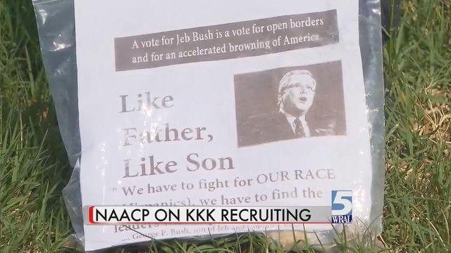 NAACP leaders meet amid KKK flier distribution