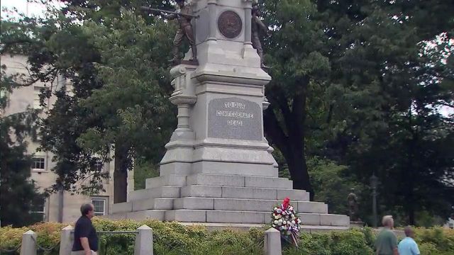 Dozens of Confederate monuments on public property in NC
