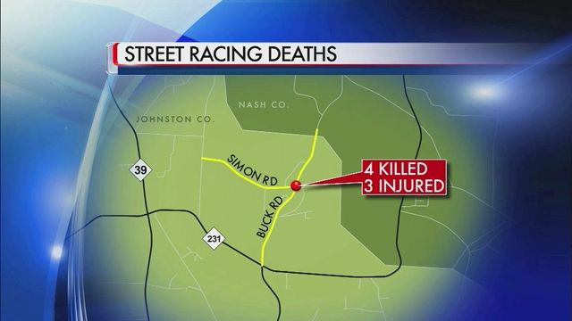 4 dead, 3 injured after race gone wrong in Johnston County