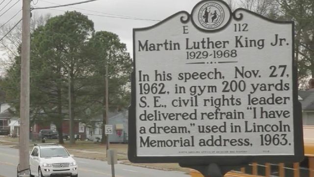 Audio of Martin Luther King's Rocky Mount speech is restored