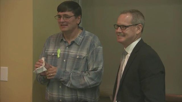 Two men bond over bone marrow transplant