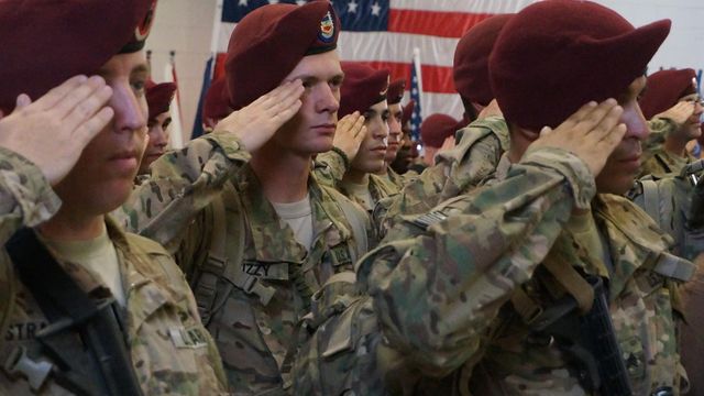 400 soldiers return to Fort Bragg after 9 months in Iraq
