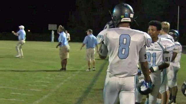 SW Edgecombe football player returns to field after drive-by shooting