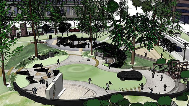 Planned Raleigh park to include sculpture, amphitheater