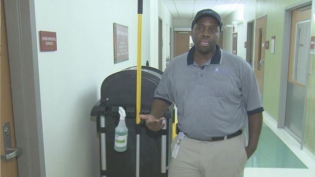Housekeeper soothes souls with melodies at NC Cancer Hospital