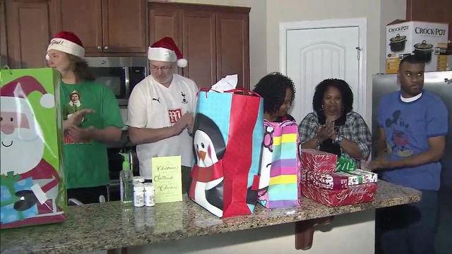Village Hands Foundation delivers presents to Wake Forest famiily