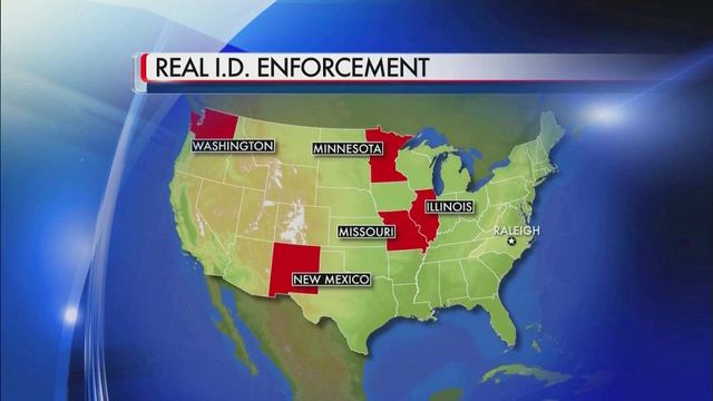 Fort Bragg, federal facilities no longer recognizing IDs from 5 states