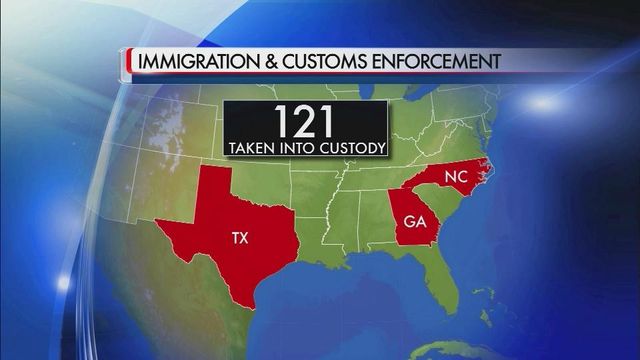 ICE officials crack down on illegal immigration nationwide
