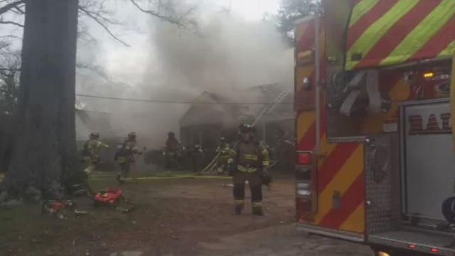 House catches fire in Raleigh