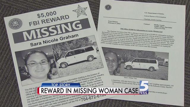 Reward offered in case of missing Robeson County 19-year-old
